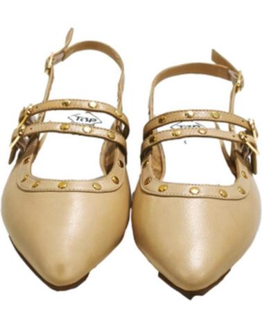 Sandali-De-Mujer-TOP3-ZAPATO-CASUAL-DE-PIEL-CON-TACHAS-METALICAS-BEIG