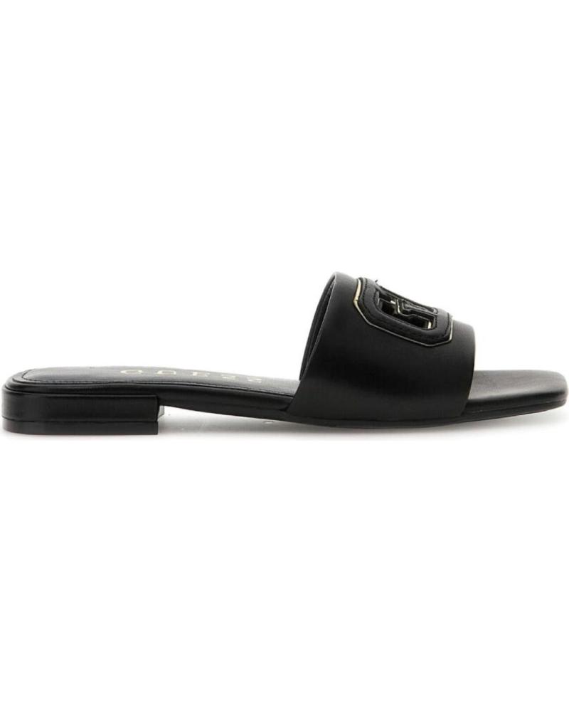 Sandálias de Mulher GUESS SANDALIA TARISHA COMBINADA CON PIEL BLACK-GOLD