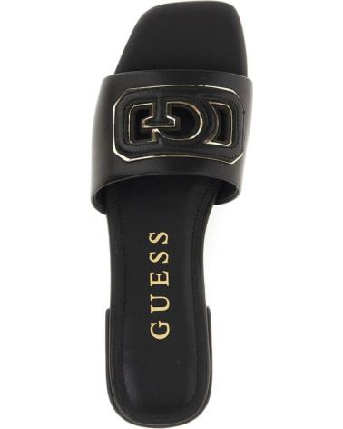 Sandálias de Mulher GUESS SANDALIA TARISHA COMBINADA CON PIEL BLACK-GOLD