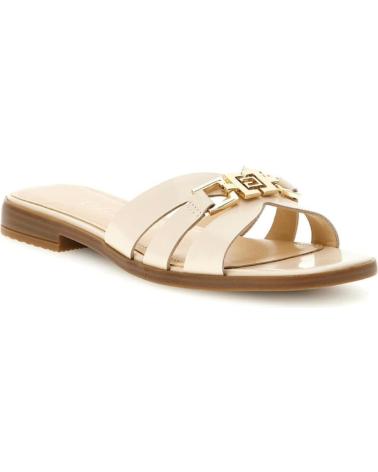 Sandálias de Mulher GUESS SANDALIA REALLA DE PIEL AUTENTICA CREAM