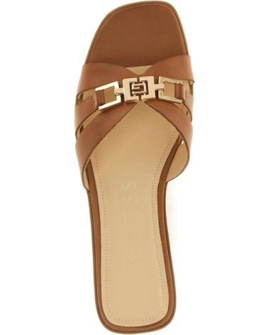 Sandalias de Mujer GUESS SANDALIA REALLA DE PIEL AUTENTICA TAN