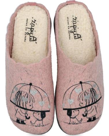 Hausschuhe für Mädchen ZAPY AC503045 ZAPATILLAS DE CASA NINA NUDE