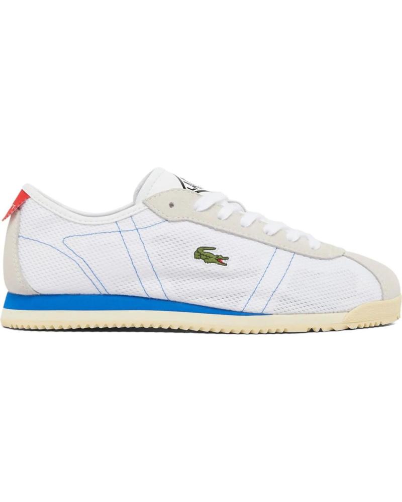 Sportif-De-Hombre-LACOSTE-ZAPATILLAS-CLUB-LOW-BLANCO