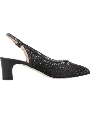 EZZIO SALONES MUJER ARGENTA MODELO 39201A COLOR  NEGRO