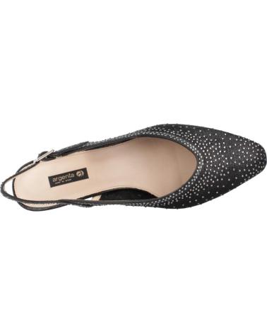 EZZIO SALONES MUJER ARGENTA MODELO 39201A COLOR  NEGRO