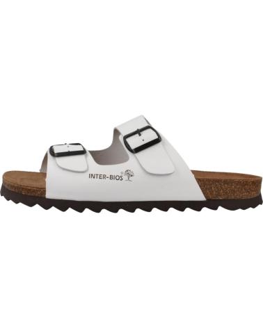 INTERBIOS SANDALIAS INTERBIOS 9560IB CON DOBLE HEBILLA BLANCO