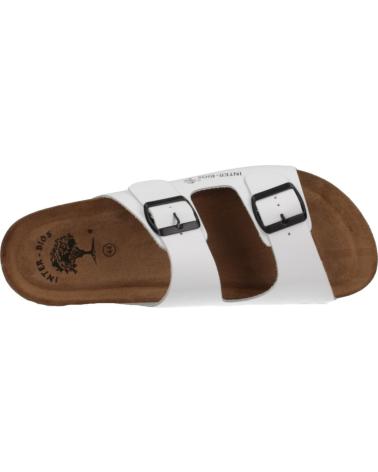 INTERBIOS SANDALIAS INTERBIOS 9560IB CON DOBLE HEBILLA BLANCO
