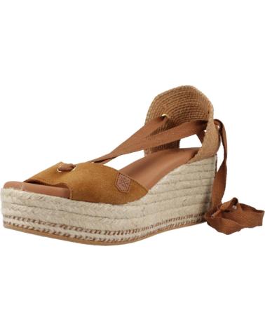 Sandales pour Femme POPA ALPARGATAS MUJER MODELO VALDES COLOR MARRON CUERO