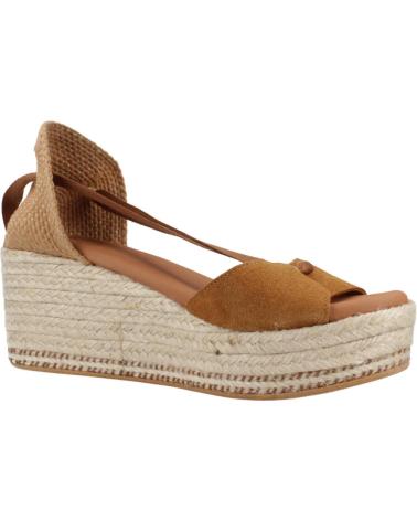 Sandales pour Femme POPA ALPARGATAS MUJER MODELO VALDES COLOR MARRON CUERO