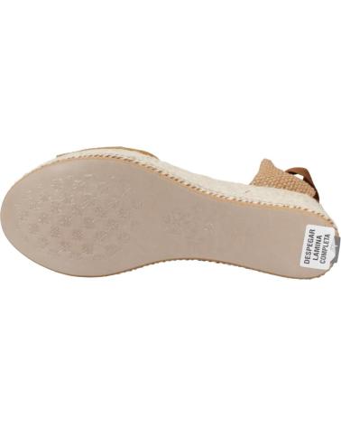 Sandales pour Femme POPA ALPARGATAS MUJER MODELO VALDES COLOR MARRON CUERO