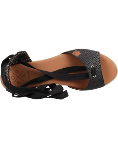 Sandales pour Femme POPA ALPARGATAS MUJER MODELO VALDES COLOR NEGRO
