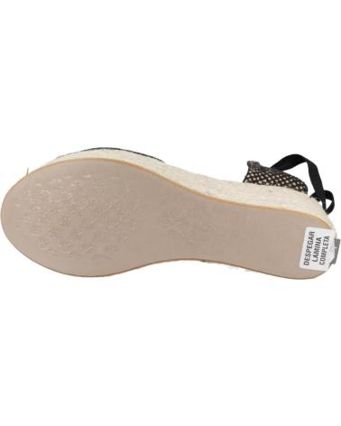Sandales pour Femme POPA ALPARGATAS MUJER MODELO VALDES COLOR NEGRO