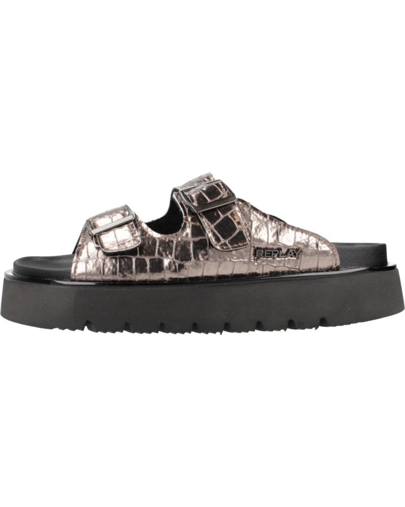 Sandalen für Damen REPLAY SANDALIAS MUJER MODELO MUDDY COCCO COLOR BRONCE BRONZE