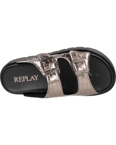 Sandalen für Damen REPLAY SANDALIAS MUJER MODELO MUDDY COCCO COLOR BRONCE BRONZE
