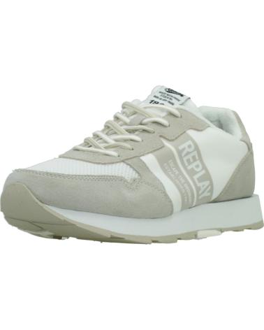 Deportivas de Hombre REPLAY ZAPATILLAS HOMBRE MODELO RS680094T COLOR BLANCO WHITE