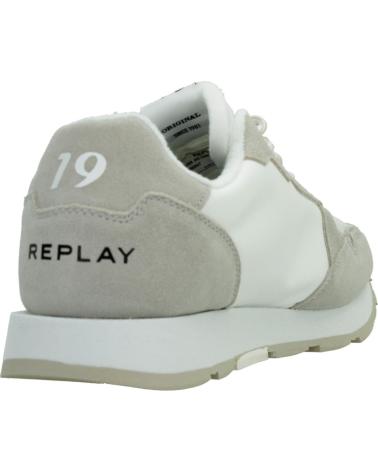 Deportivas de Hombre REPLAY ZAPATILLAS HOMBRE MODELO RS680094T COLOR BLANCO WHITE