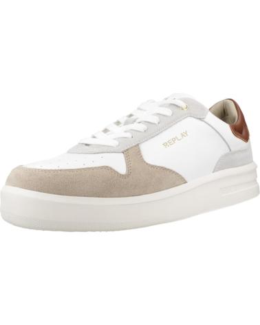 Deportivas-De-Hombre-REPLAY-ZAPATILLAS-HOMBRE-MODELO-RZ4O0019L-COLOR-BLANCO-WHTBGE