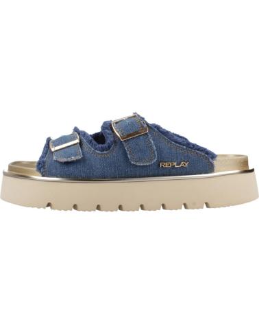 Sandalias de Mujer REPLAY SANDALIAS MUJER MODELO MUDDY COLOR AZUL DENIM