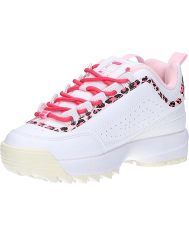 Esportes  de Menina FILA FFK0246 13170 DISRUPTOR WHITE LEOPARD