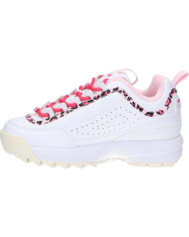 Esportes  de Menina FILA FFK0246 13170 DISRUPTOR WHITE LEOPARD