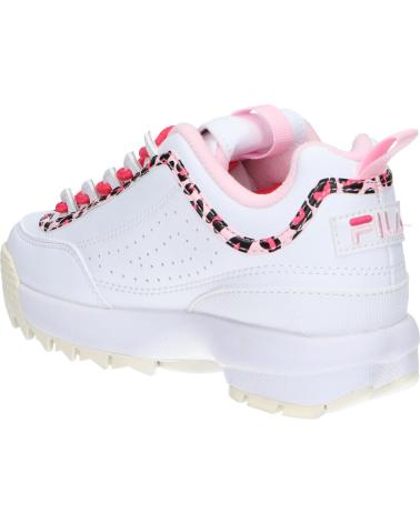 Esportes  de Menina FILA FFK0246 13170 DISRUPTOR WHITE LEOPARD