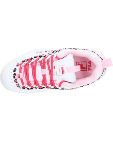 Esportes  de Menina FILA FFK0246 13170 DISRUPTOR WHITE LEOPARD