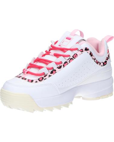 Sportif pour Femme et Fille FILA FFT0134 13170 DISRUPTOR WHITE LEOPARD