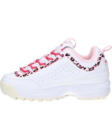 Sportif pour Femme et Fille FILA FFT0134 13170 DISRUPTOR WHITE LEOPARD