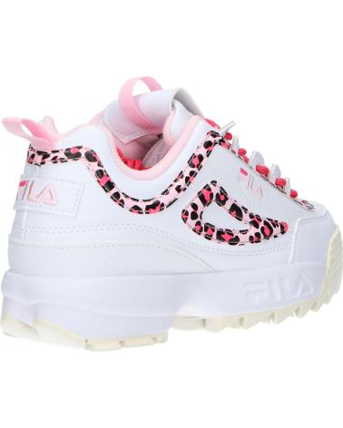 Sportif pour Femme et Fille FILA FFT0134 13170 DISRUPTOR WHITE LEOPARD