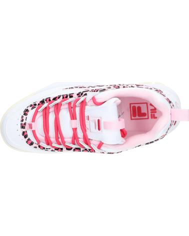 Sportif pour Femme et Fille FILA FFT0134 13170 DISRUPTOR WHITE LEOPARD