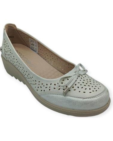 Sabrinas de Mulher AMARPIES ZAPATO MANOLETINA GRIS