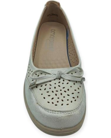 Sabrinas de Mulher AMARPIES ZAPATO MANOLETINA GRIS