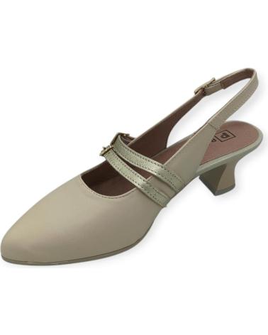 Bailarinas per Donna PITILLOS ZAPATO PIEL SALON BEIGE