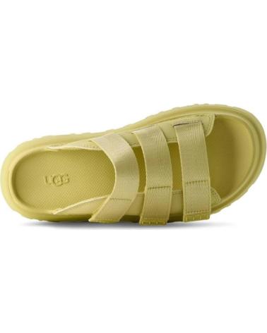Sandales pour Femme UGG SANDALIAS PLANAS MUJER 1167430 AMARILLO