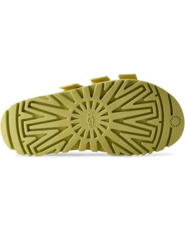 Sandales pour Femme UGG SANDALIAS PLANAS MUJER 1167430 AMARILLO