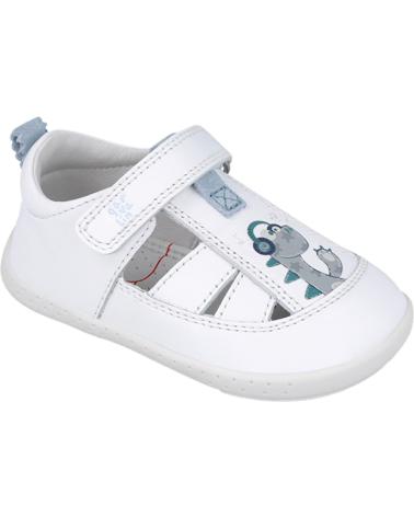 boy Sandals GARVALIN SANDALIA RESPETUOSA PARA CHICO 252334 SOFT DINOSAURIO BLANCOB050