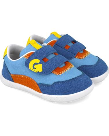 boy Trainers GARVALIN DEPORTIVA RESPETUOSA PARA CHICO 252335 SOFT REJILLA AZULAMARILLOB598