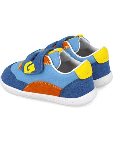 boy Trainers GARVALIN DEPORTIVA RESPETUOSA PARA CHICO 252335 SOFT REJILLA AZULAMARILLOB598