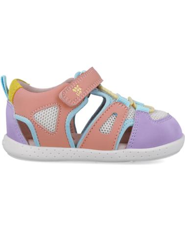 girl Sandals GARVALIN SANDALIAS RESPETUOSAS PARA NINA 252336 SOFT REJILLA BLANCOLILAD661