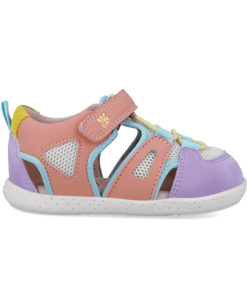 girl Sandals GARVALIN SANDALIAS RESPETUOSAS PARA NINA 252336 SOFT REJILLA BLANCOLILAD661