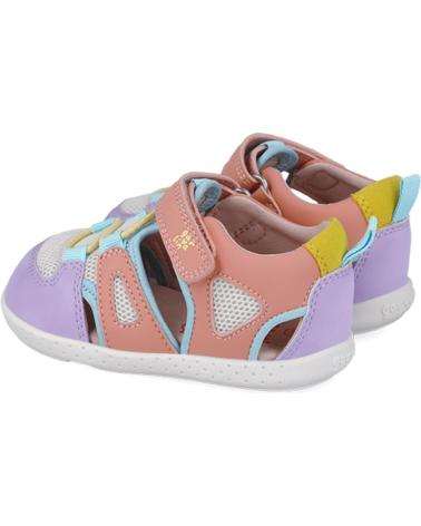 girl Sandals GARVALIN SANDALIAS RESPETUOSAS PARA NINA 252336 SOFT REJILLA BLANCOLILAD661