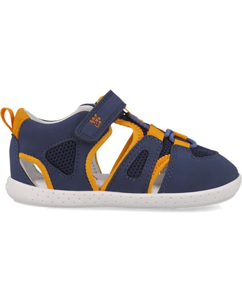 boy Sandals GARVALIN SANDALIA RESPETUOSA PARA CHICO 252336 SOFT REJILLA AZULNARANJAA056