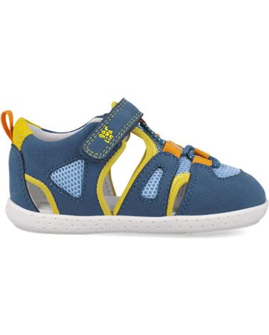 boy Sandals GARVALIN SANDALIA RESPETUOSA PARA CHICO 252336 SOFT REJILLA AZULAMARILLOB598