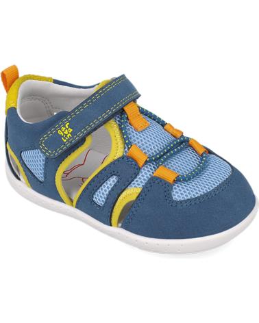 boy Sandals GARVALIN SANDALIA RESPETUOSA PARA CHICO 252336 SOFT REJILLA AZULAMARILLOB598