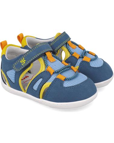 boy Sandals GARVALIN SANDALIA RESPETUOSA PARA CHICO 252336 SOFT REJILLA AZULAMARILLOB598
