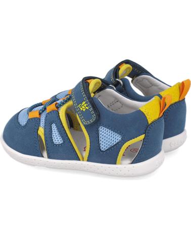 boy Sandals GARVALIN SANDALIA RESPETUOSA PARA CHICO 252336 SOFT REJILLA AZULAMARILLOB598