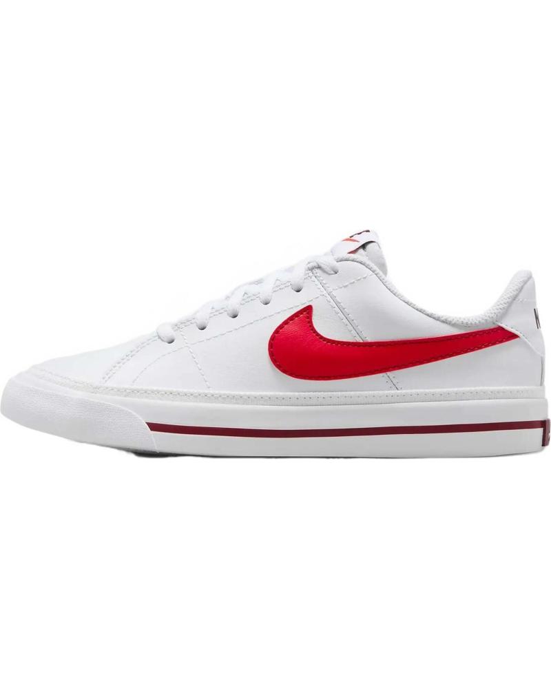 Schuhe für Mädchen und Junge NIKE ZAPATILLAS COURT LEGACY PARA NINOS UNISEX EN COLOR BLANCO BLANCO