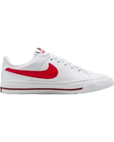 Schuhe für Mädchen und Junge NIKE ZAPATILLAS COURT LEGACY PARA NINOS UNISEX EN COLOR BLANCO BLANCO