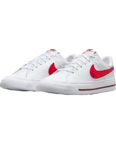 Schuhe für Mädchen und Junge NIKE ZAPATILLAS COURT LEGACY PARA NINOS UNISEX EN COLOR BLANCO BLANCO