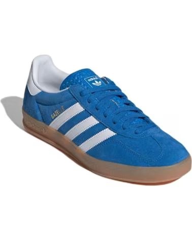 ADIDAS Gazelle Indoor JI2061 Woman Blue Bird - Cloud White - Gum ROYAL BLUE